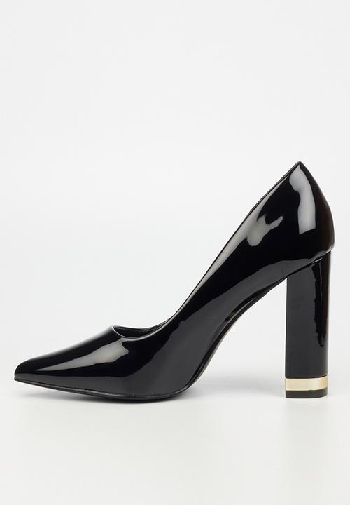 Miss Black - Pisa 2 court heel - black