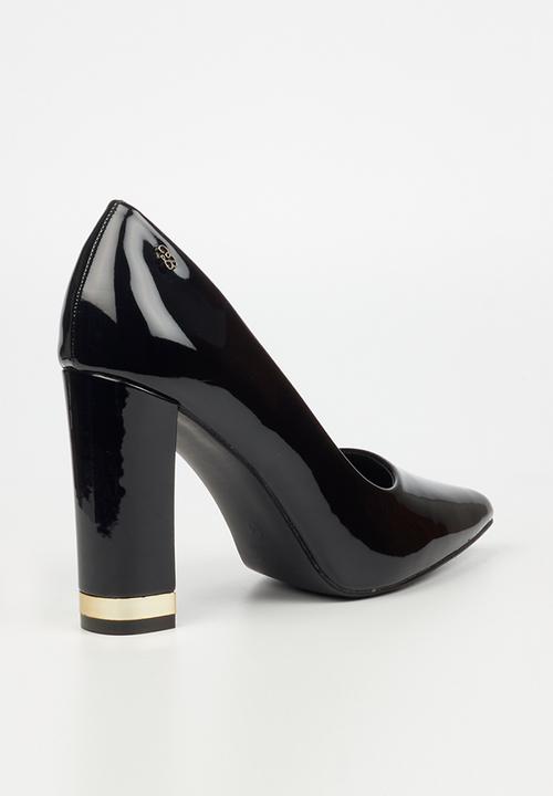Miss Black - Pisa 2 court heel - black
