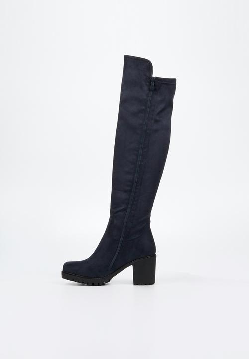 Butterfly Feet - Noel 1 over the knee boot - navy