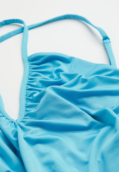 H&M - Jersey thong body - light turquoise