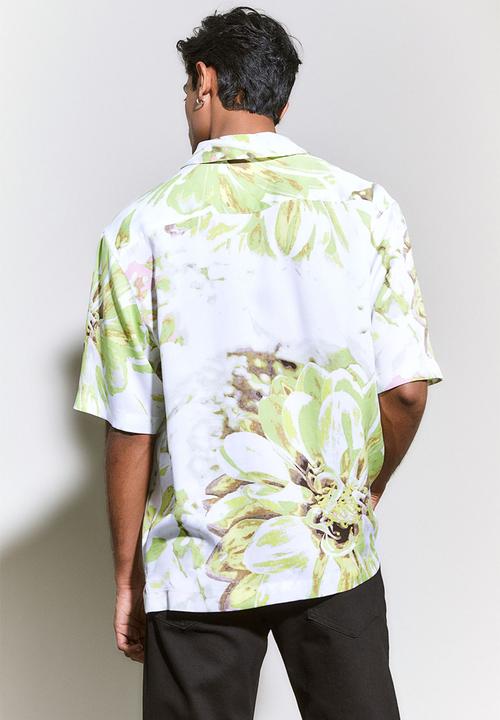 H&M - Lyocell resort shirt - white/patterned