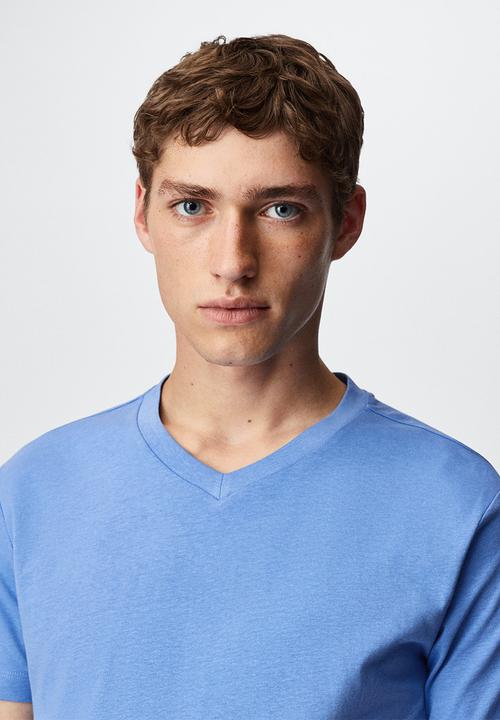 MANGO - T-shirt chelsea - blue 