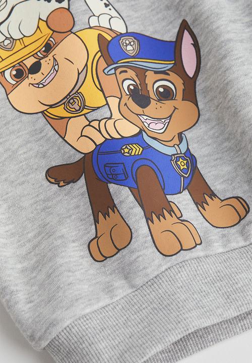 H&M - Sweatshirt - light grey marl/paw patrol