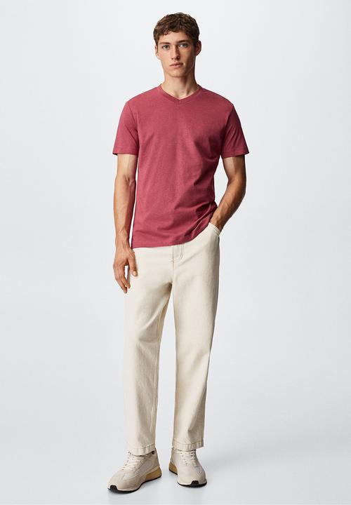 MANGO - T-shirt chelsea - red