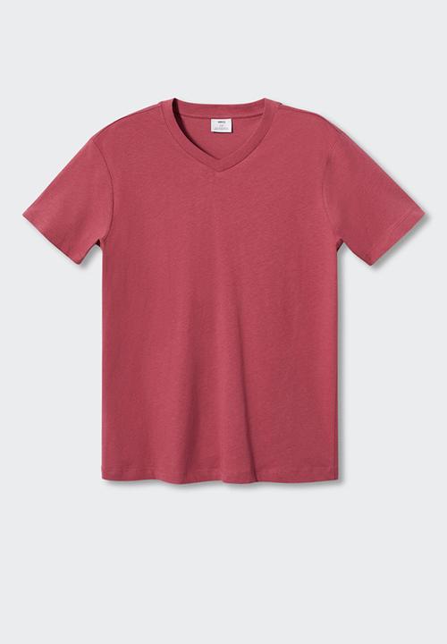 MANGO - T-shirt chelsea - red