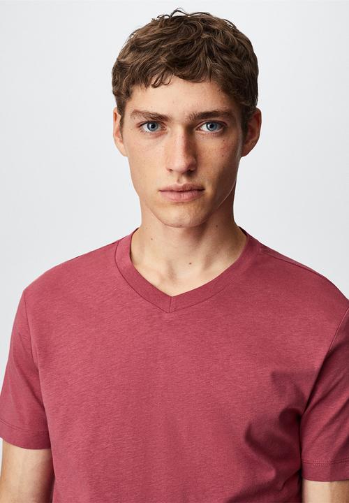 MANGO - T-shirt chelsea - red