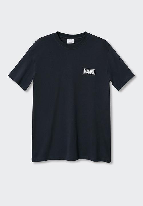 MANGO - T-shirt spiderman marvel - navy 