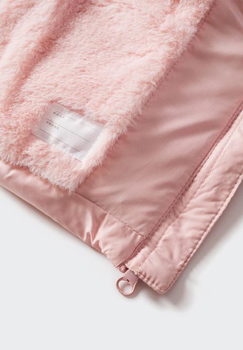 MANGO - Waistcoat lightly - pink