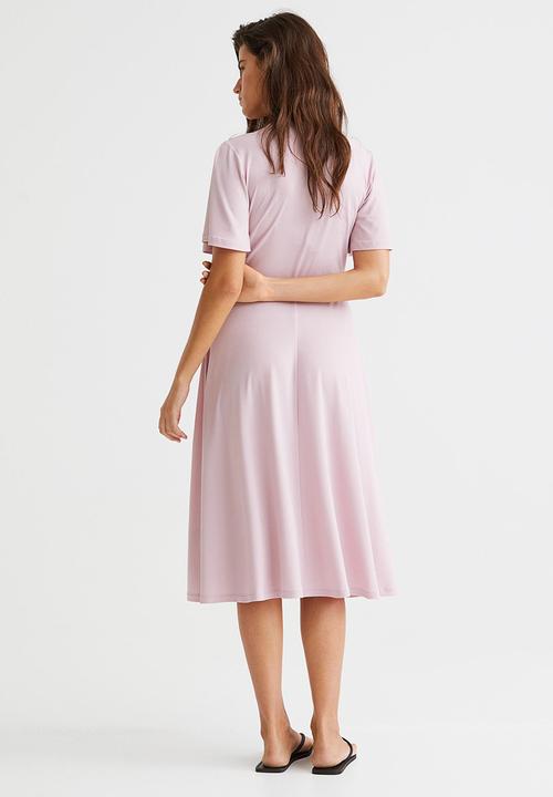 H&M - Wrap dress - light pink