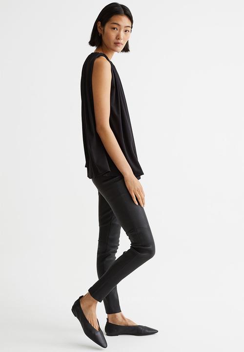 H&M - Sleeveless blouse - black