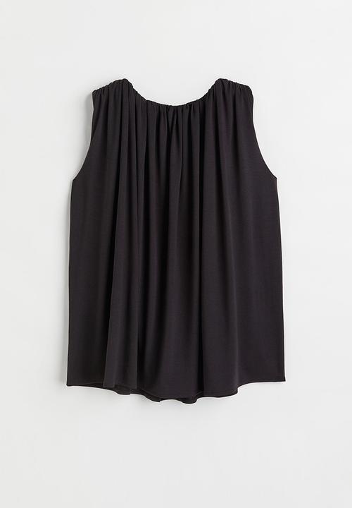 H&M - Sleeveless blouse - black