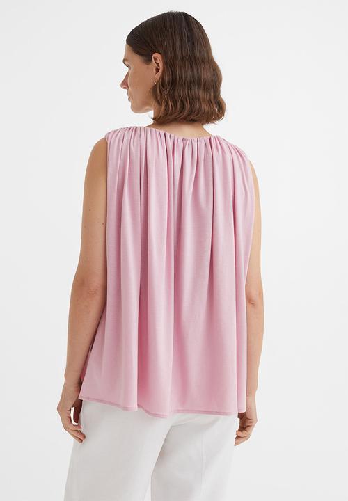 H&M - Sleeveless blouse - light pink