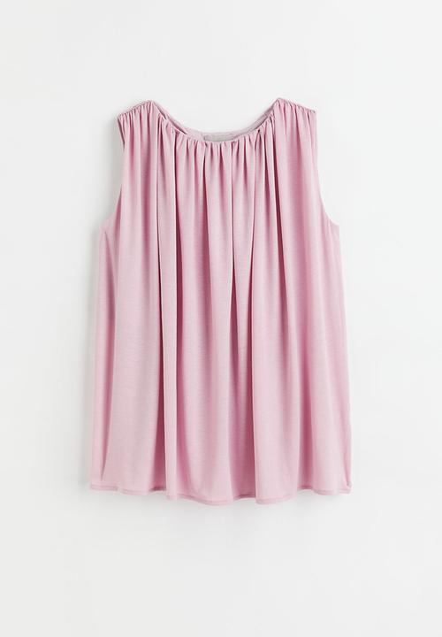 H&M - Sleeveless blouse - light pink