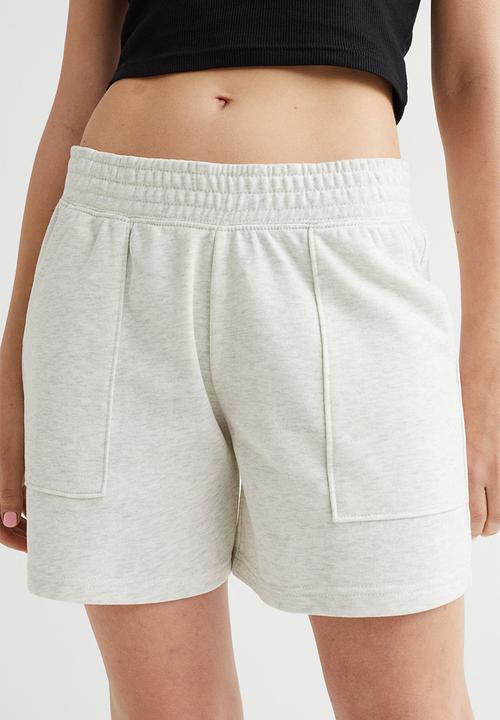 H&M - Sweatshorts - light grey marl