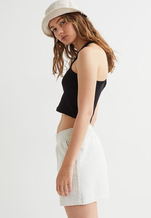 H&M - Sweatshorts - light grey marl