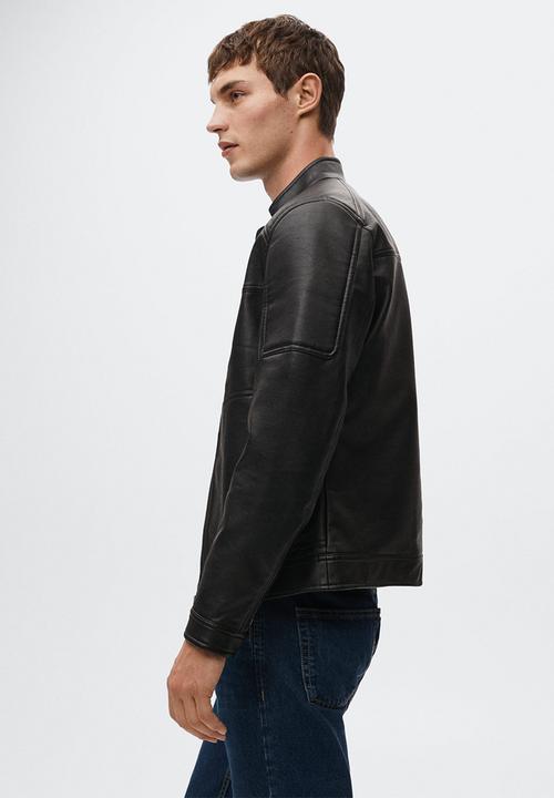 MANGO - Jacket brake - black 