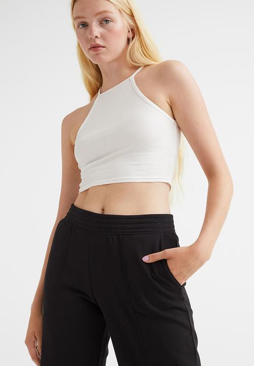 H&M - Straight joggers - black