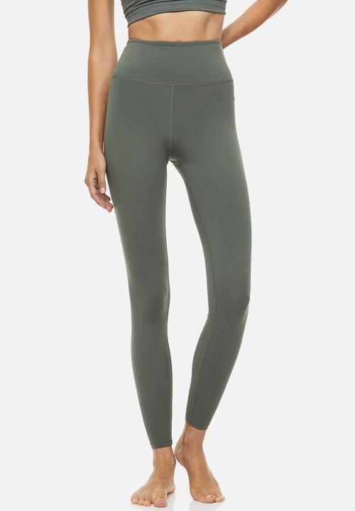 H&M - Sports tights in softmove™ - dark khaki green