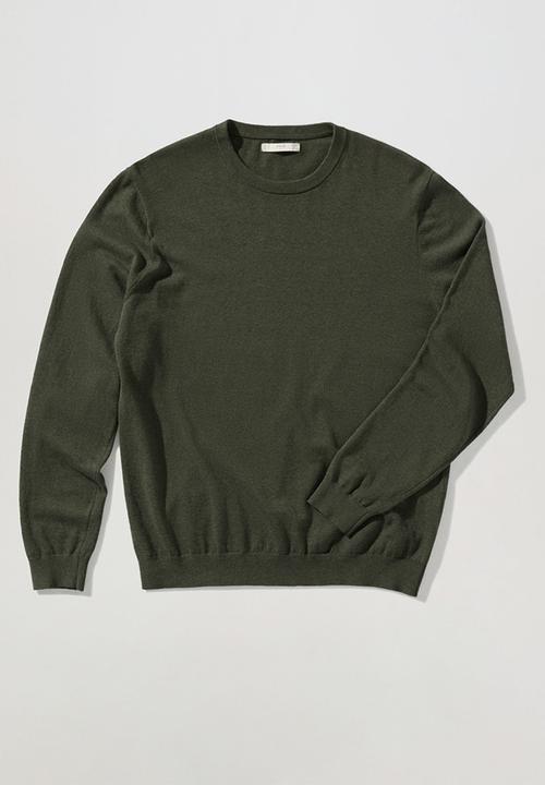 MANGO - Sweater ten - khaki 
