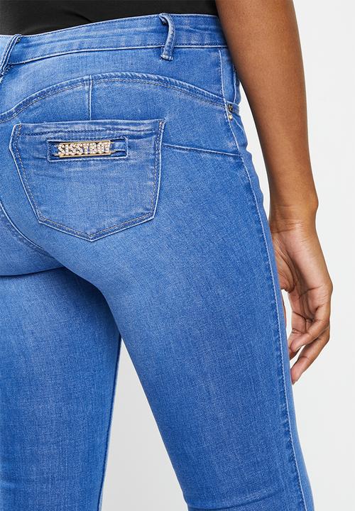 SISSY BOY - Axel bumbooster skinny with welt plate - periwinkle