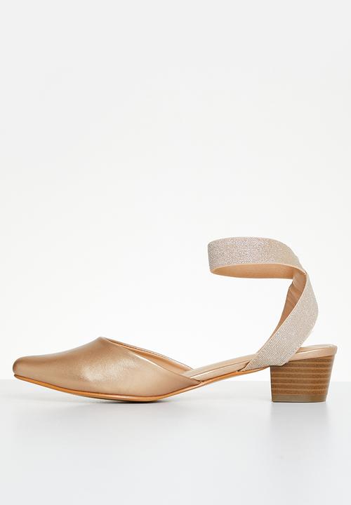 Butterfly Feet - Sling 2 heel - rose gold