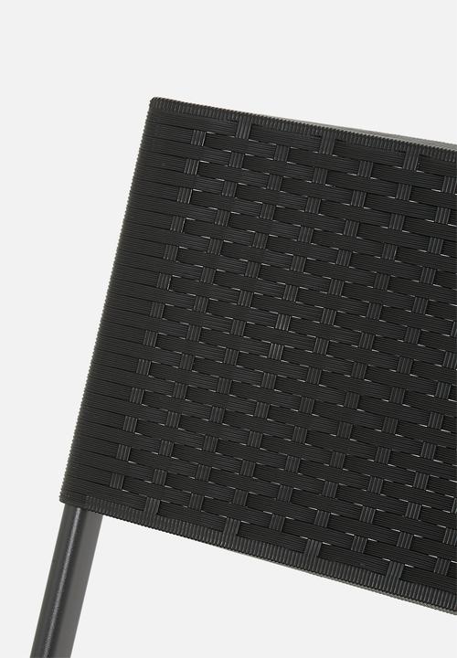 H&S - Juno outdoor furniture set - black