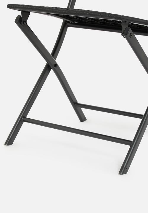 H&S - Juno outdoor furniture set - black