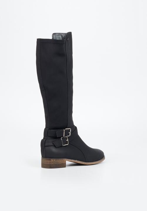 Miss Black - Abir 4 knee length boot - black