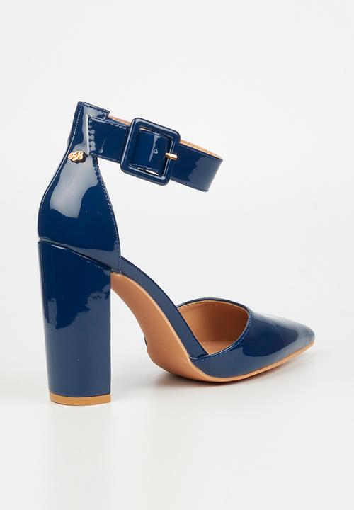 Miss Black - Criss 4 court heel - navy