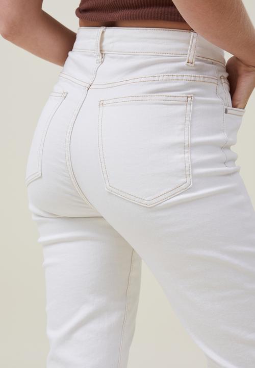 Cotton On - Stretch mom jean - dunes
