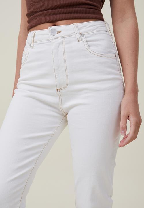 Cotton On - Stretch mom jean - dunes