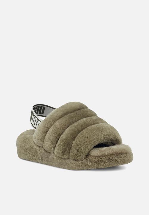 UGG® - Fluff yeah slide - burnt olive