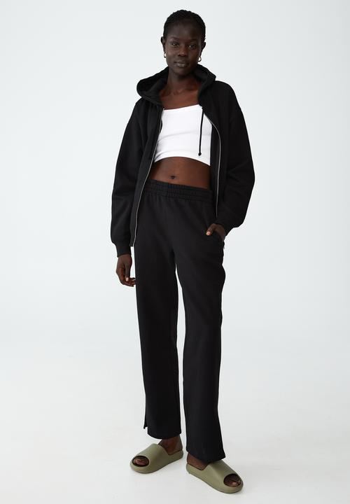 Cotton On - Classic zip-through hoodie - black