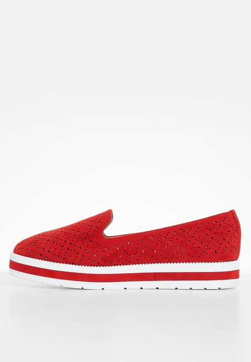 Butterfly Feet - Palmer 1 slip-on - red