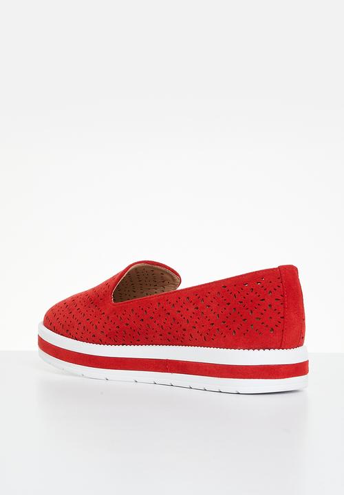 Butterfly Feet - Palmer 1 slip-on - red