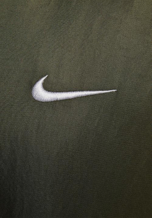 Nike - W nsw nike varsity bomber jacket - medium olive/safety orange/white