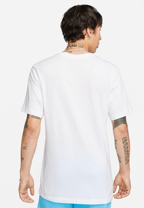 Nike - Nsw tee club+ brd pk hbr - white