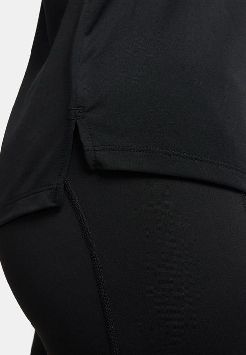 Nike - W nike one dri-fit swoosh hbr short sleeve - black