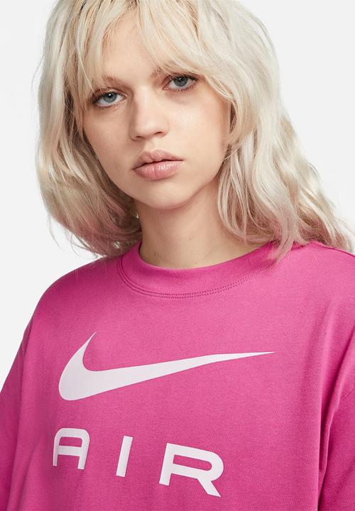 Nike - W nike sportswear tee air bf - cosmic fuchsia