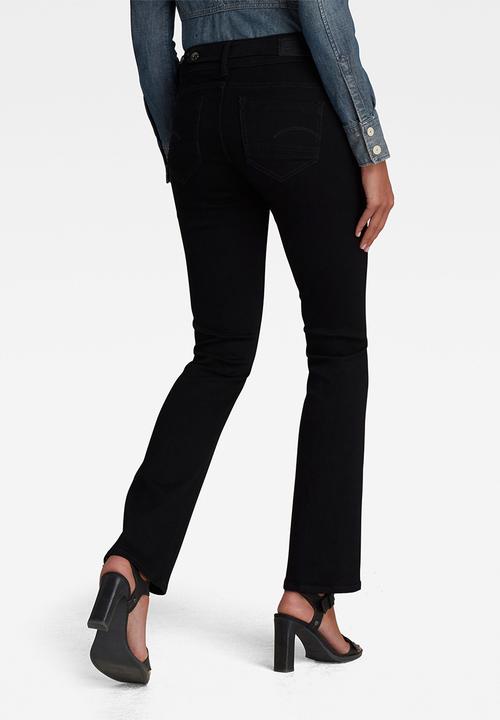 G-STAR - Midge bootcut jeans - pitch black