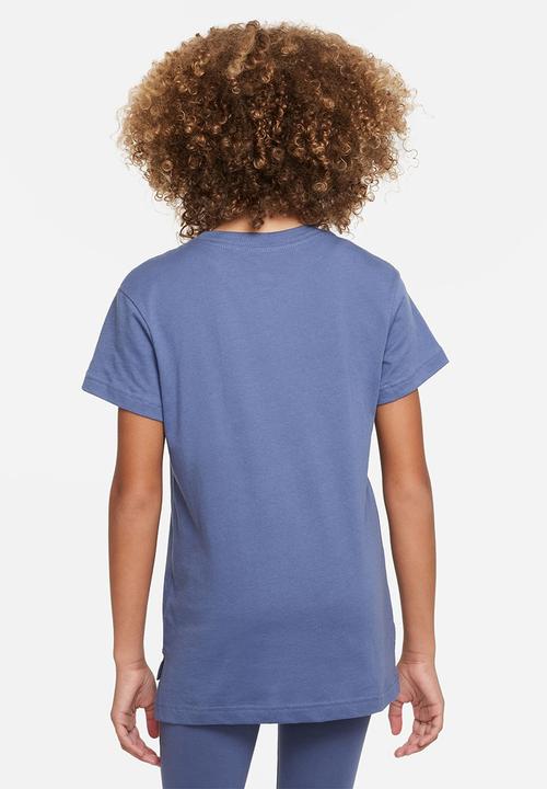 Nike - G nsw tee dptl basic futura - diffused blue & active pink
