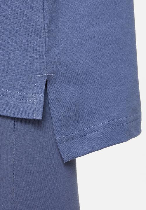 Nike - G nsw tee dptl basic futura - diffused blue & active pink