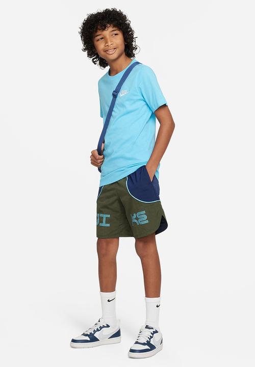 Nike - B nsw tee emb futura - baltic blue