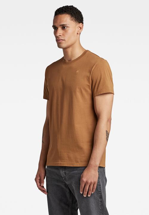 G-STAR - Base-s r t short sleeve - oxide ocre