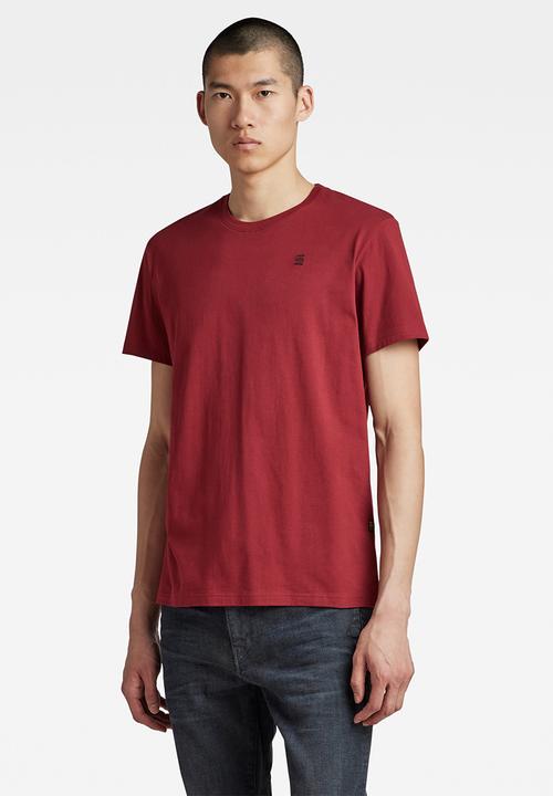 G-STAR - Base-s r t short sleeve - chateaux red