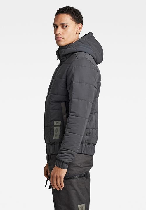 G-STAR - Meefic sqr quilted hdd jkt - reflective black