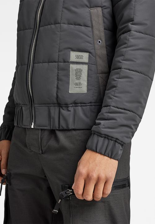 G-STAR - Meefic sqr quilted hdd jkt - reflective black