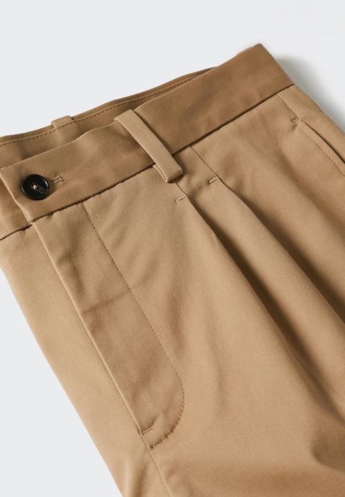 MANGO - Trousers etna - medium brown