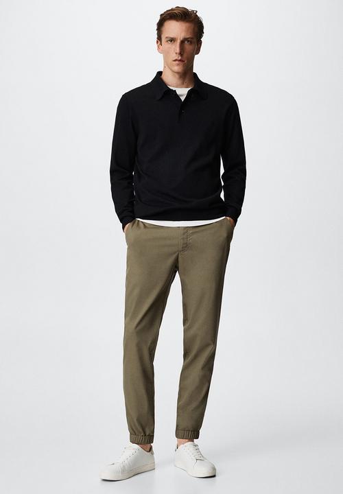 MANGO - Trousers agave - khaki