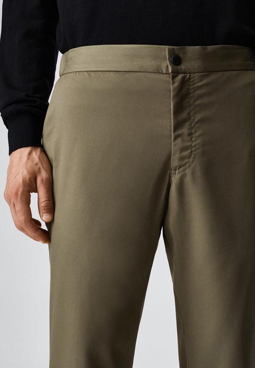 MANGO - Trousers agave - khaki